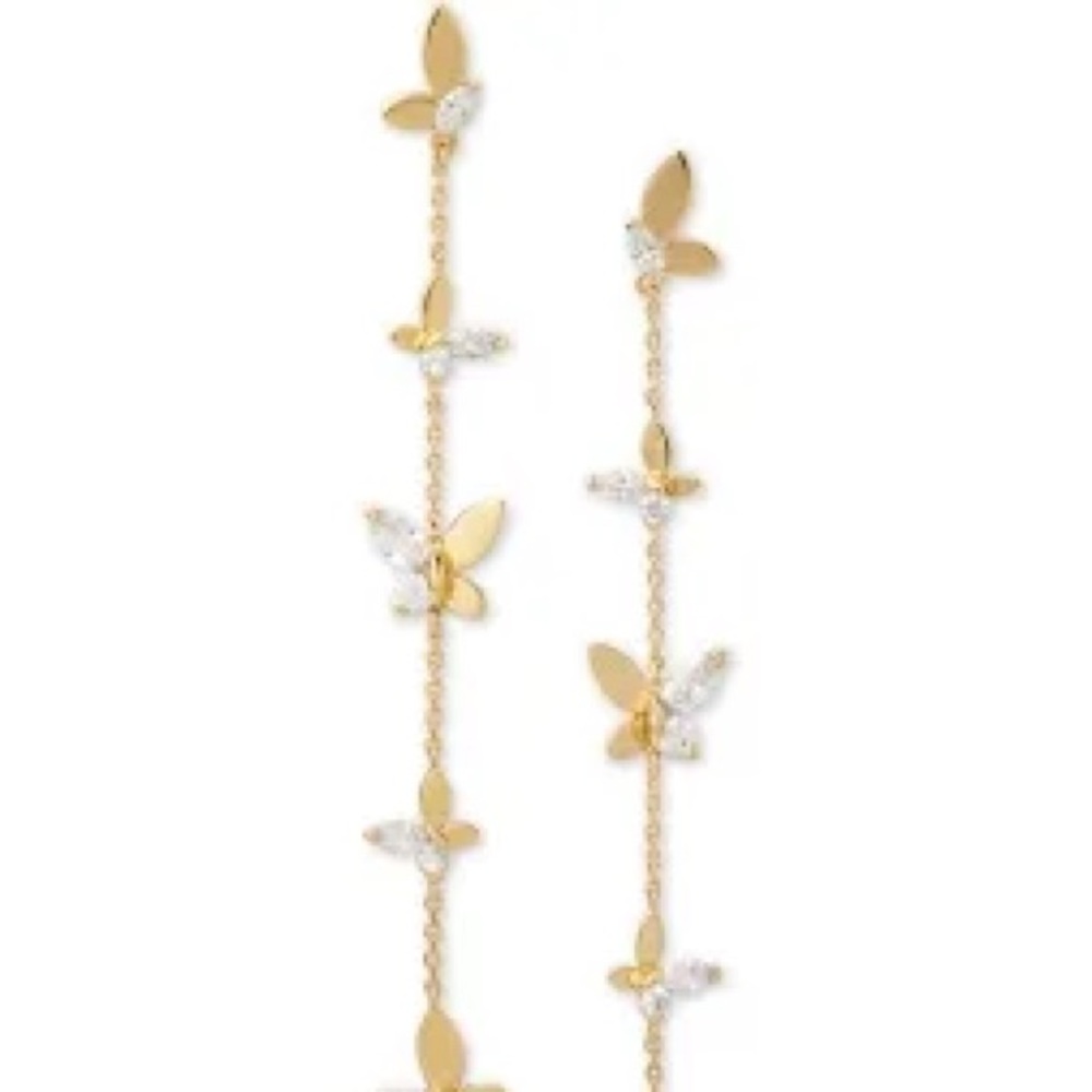 Kate Spade New York Social Butterfly Linear Earrings